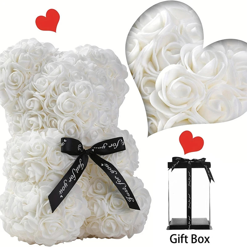 Lover ourson en Roses pour la Saint-Valentin
