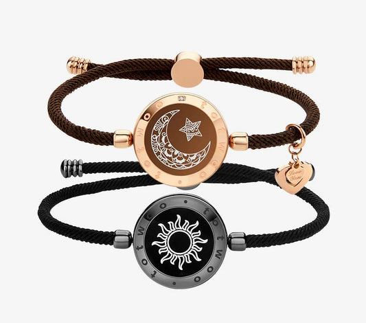 Ensemble de bracelets tactiles Soleil et Lune